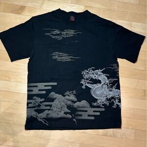 Black Dragon Graphic Men's T-Shirt